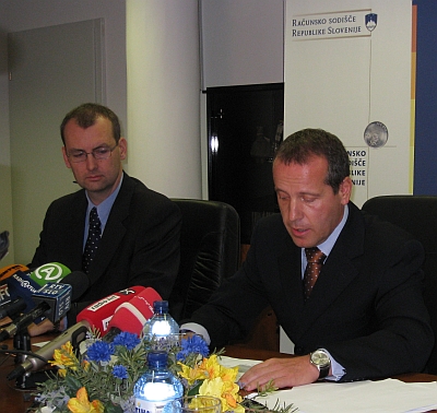 dr. Igor Šoltes, generalni državni revizor in mag. Jorg Kristian Petrovič, vrhovni državni revizor