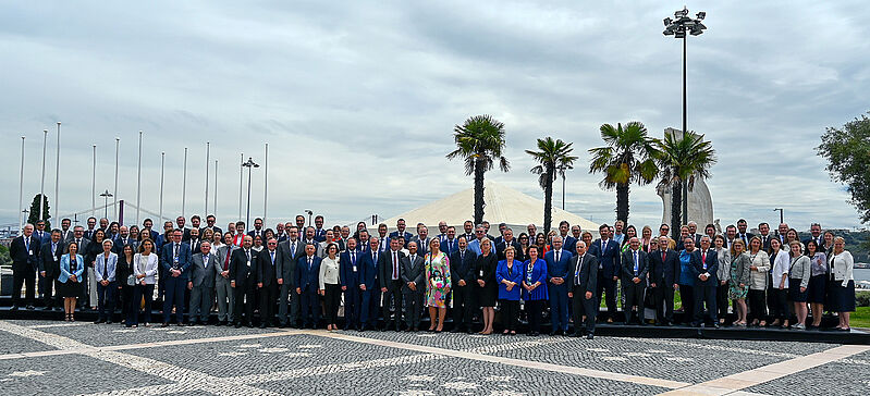 Group photo of all participants of the 2023 Contact Committee Meeting