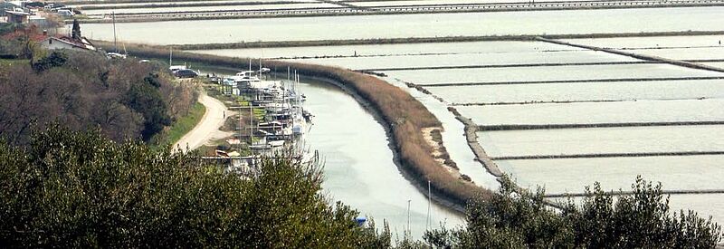 View over St Jernej Canal in 2016